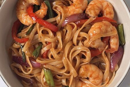 Удон с Креветками