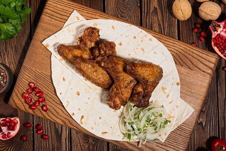 Шашлык из куриных крылышек