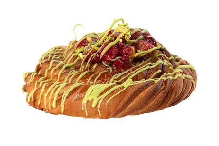 Вензель с малиной