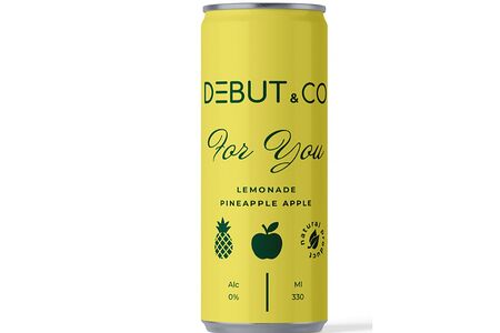 Лимонад Debut co Ананас-яблоко 