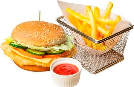 Чикенбургер сет