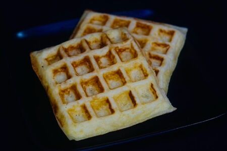 Сырные венские вафли