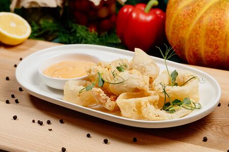 Кальмар в кляре фри