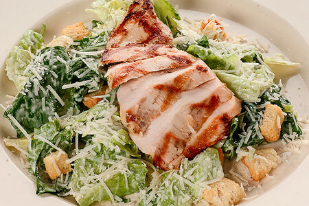 Бизнес-ланч Цезарь с курицей