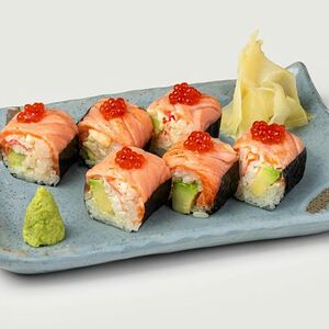 Лосось и масло юдзу