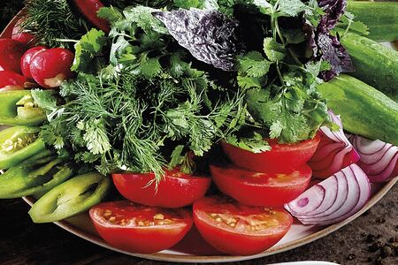 Овощная грядка