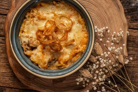 Потрошки с галушками