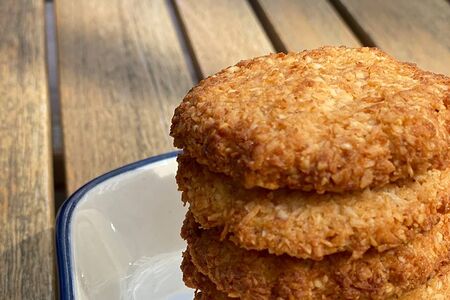 Кокосовое печенье веган без глютена