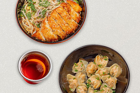 Ланч Рамен Кацу Темпура