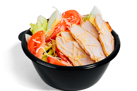 Салат Цезарь с цыпленком