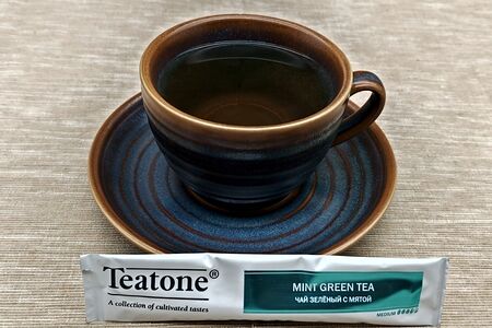 Чай зеленый с мятой