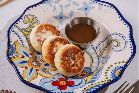 Сырники с карамелью