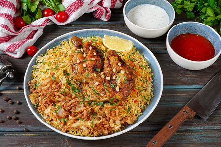 Манди с курицей