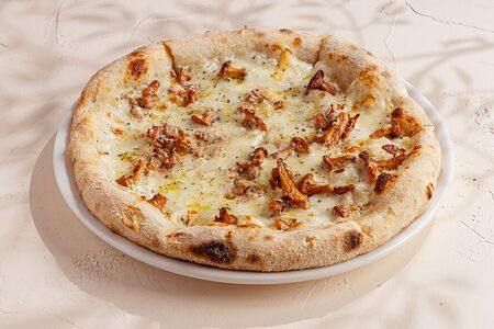 Пицца с лисичками 