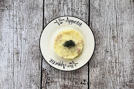 Картофельное пюре с беконом