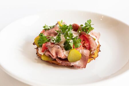 Драник с ростбифом