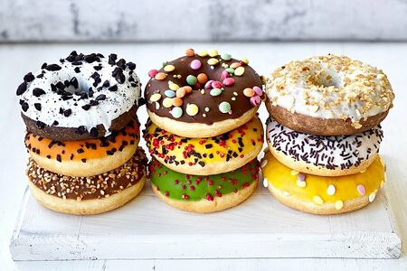 Донаты в ассортименте