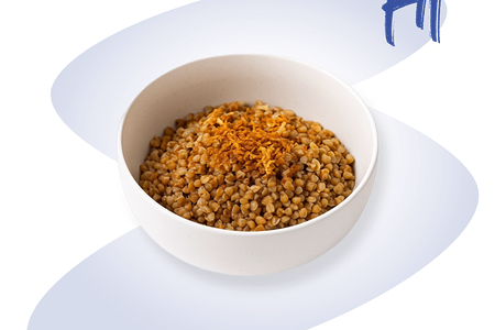 Гречка зеленая с грибами