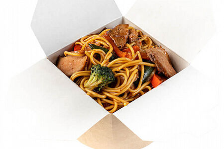 Лапша с уткой