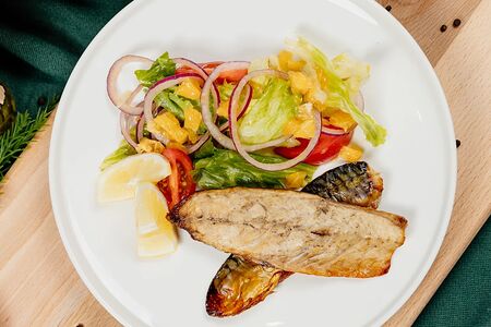 Филе скумбрии гриль 