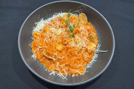 Ризотто с морепродуктами 