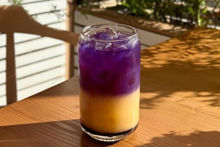 Матча-бамбл черника