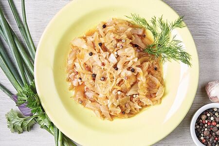 Капуста тушеная 