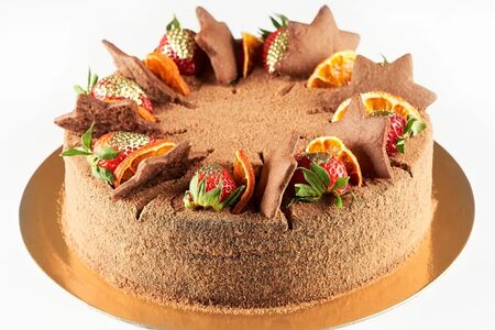 Шоколадный медовик