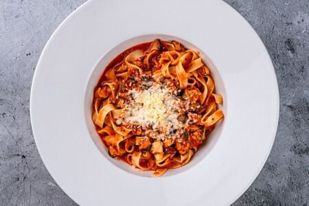 Паста томатная с мидиями