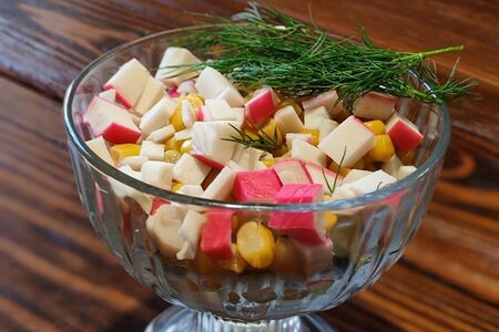 Салатик крабовый