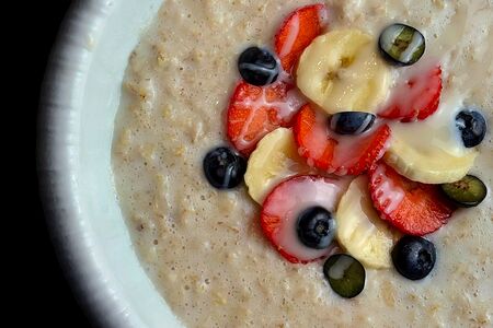 Каша овсяная на молоке