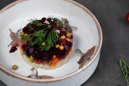 Винегрет с килькой