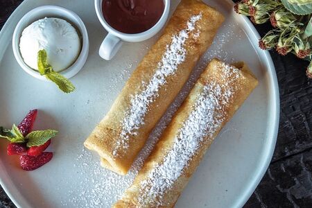 Крепы с бананом 