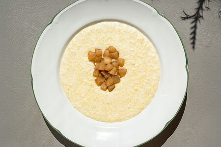 Пшенная каша, груша