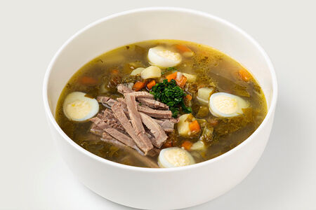 Щавелевый суп с телятиной