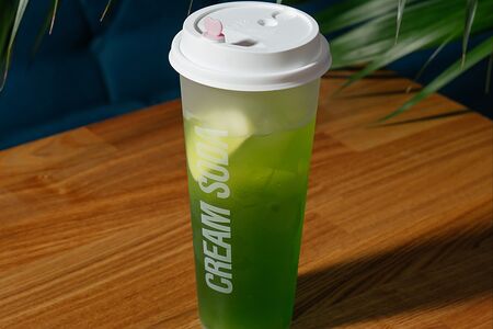 Киви-зеленая матча