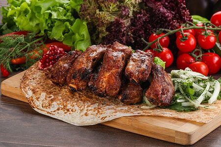 Шашлык из свиных ребер