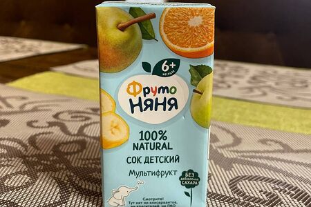 Сок ФрутоНяня мультифрукт