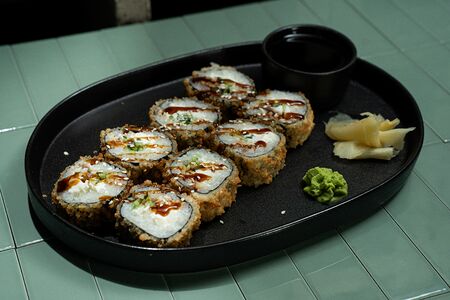 Жареный с угрём