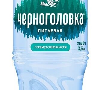 Вода черноголовка газированная 0,5 л