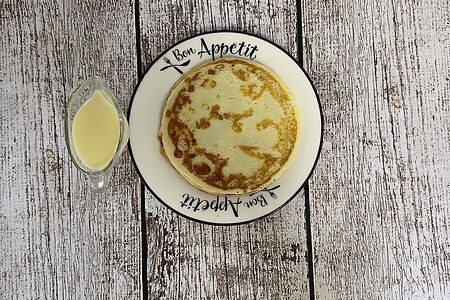 Блинчики со сгущенкой