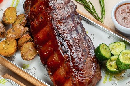 Ребра барбекю 