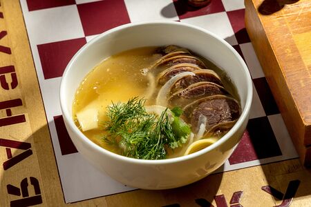 Суп бешбармак с казы