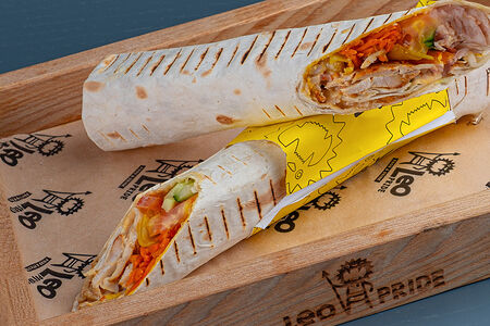 Шаверма по-корейски с курицей