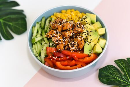 Поке Курочка терияки