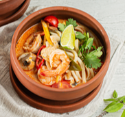 Лагман Том Ям с морепродуктами