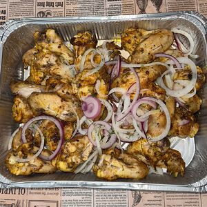 Куриные крылья на мангале