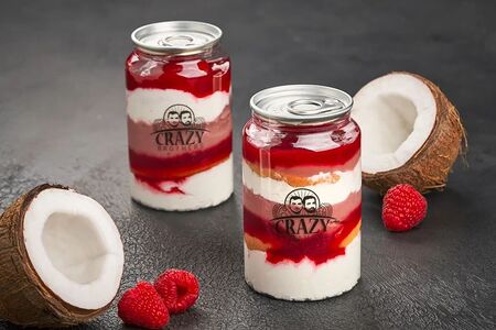 Банкейк Малина в кокосе