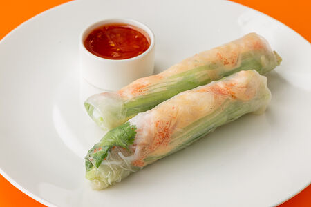 Спринг-ролл с крабом