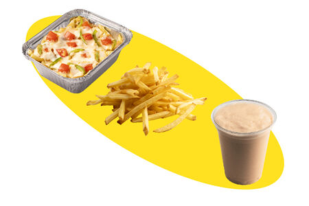 Жизнь удалась (ланч с молочным коктейлем)!